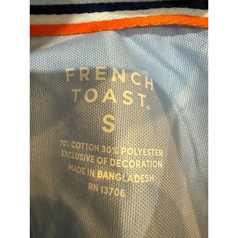 Oxford Shirt Short Sleeve Blue School Men Small/ School uniform French Toast NWT - Picture 3 of 5